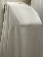 Rare Find 100% Gabardine Rayon Optic White Fabric 1 Yard 29″ Long 60 Inches Wide