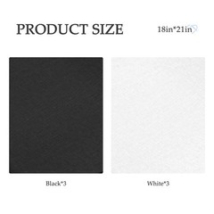 6 PCS 18×21 Inch Cotton Fabric Precut Quilting Bundles Solid Quilt Material