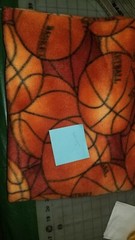 JoAnn/s Fleece Basketball Print