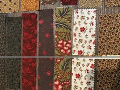 Quilting Fabric Strips Lot 204 pc – Variety of Colors, Sizes and Patterns- Moda