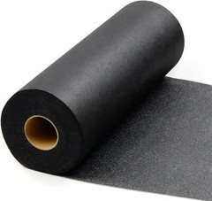 PLANTIONAL Medium Weight Black Iron-On Non-Woven Fusible Weight,