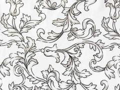 Fabric by the meter and tablecloths | Ramage pattern 3 variants grey red gold | 100% cotton