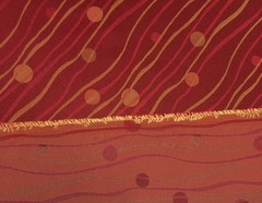 KRAVET 26391 CONTEMPORARY MODERN GEOMETRIC GOLD RED FABRIC BY THE YARD 55″W