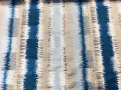 Groundworks Contemporary Upholstery Fabric Dendrite Embroidery Blue Geode 1.4 yd
