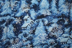 WINTER SOLSTICE IN BLUE AND WHITE FROM HOFFMAN – 100% COTTON FABRIC