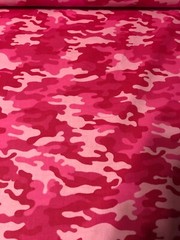 MDG CAMO 100% med cotton fabric by the yard – HOT PINK – various shades of pinks