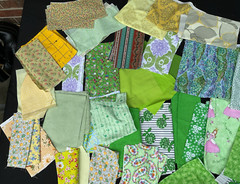 Fabric Scraps 4 oz. Bias Tape Buttons Junk Journals Sewing Vintage – Many Colors