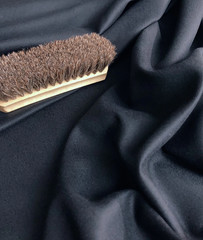 INK BLACK Worsted Wool Twill Suiting – 61″ Wide – 1 yd 33″ (1.92 yd) Piece