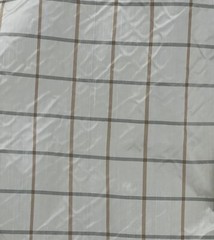 Ivory Brown 100% silk dupioni fabric 54” wide Sold By The Yard