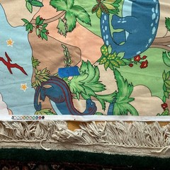 VNTG House ‘N Home LAND OF DINOSAURS Drapery Fabric, 5 Yds 17”x 44”,Thick, READ