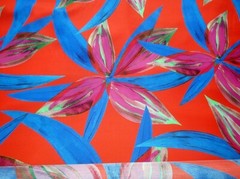 Authentic Top Italian designer Silk Cotton Fabric Made in Italy