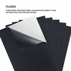 1-10pcs Black Self Adhesive Back Felt Sheets Fabric Sticky Art Craft Making