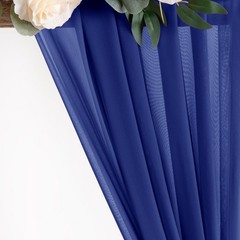 MLMW Royal Blue 5 Yards 60″ Wide Sheer Fabric Chiffon Fabric by The Yard