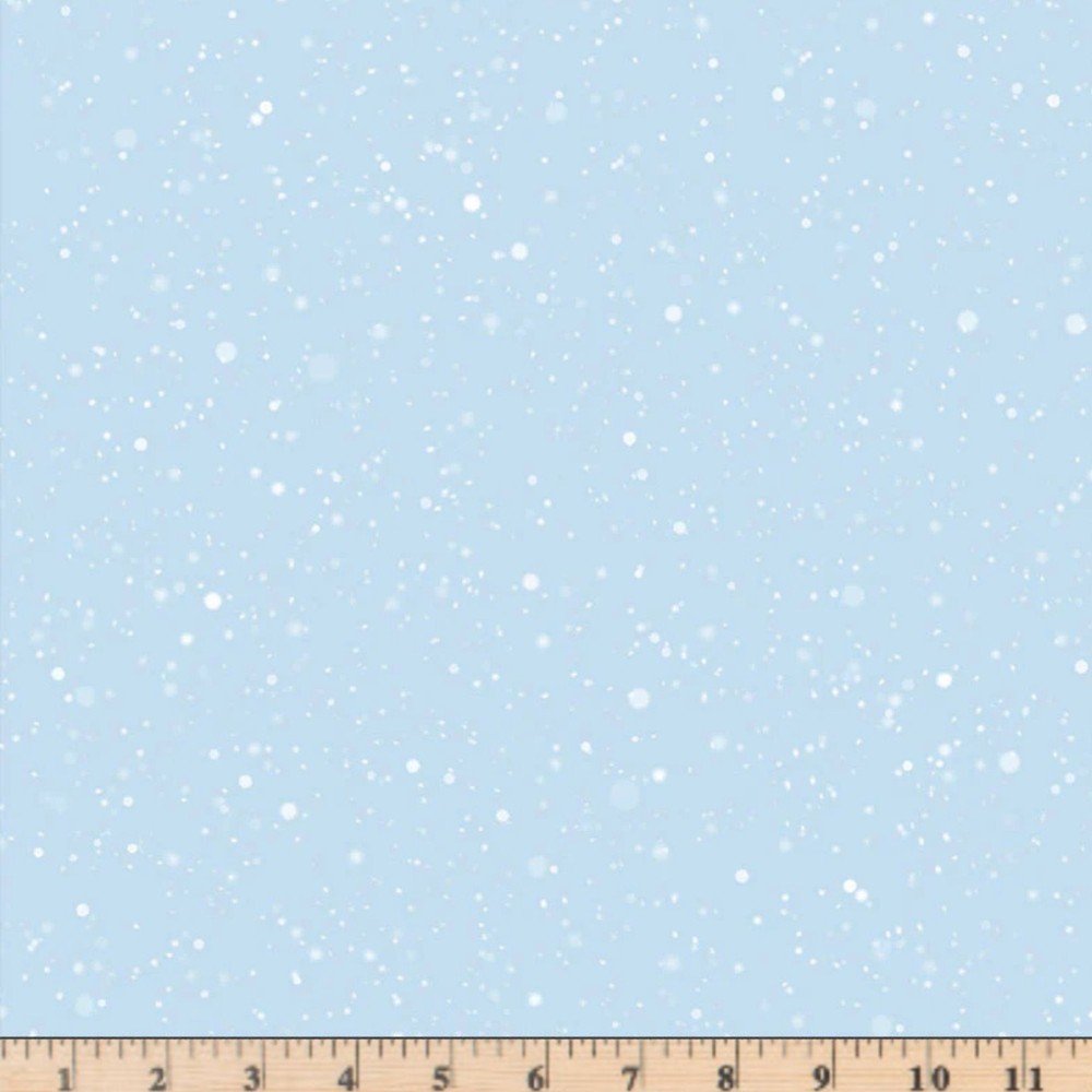 Frost & Fable Snowy Texture Lt blue 05804 LB 100% Cotton Fabric by the half yd