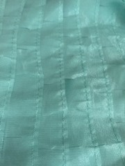 3D Mermaid Scale Fabric Panel – 36″ Square Turquoise Tiered Petal Fabric