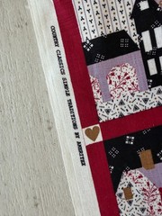 VTG Country Classic Simple Traditions Ameritex Fabric Houses Hearts Folk Art 3YD