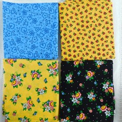 Mary Engelbreit Quilting Fabric Lot, Cotton Vintage 8.5 Yards 20 Pieces 2.13 lbs