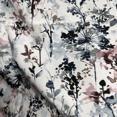 LILY – Digital Print Fabric – Cotton Hand – 58 Inch. in Width, | Home Décor