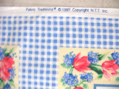 Fabric Traditions 1997 HOME SWEET HOME Picture Book Patches 34×44 quilt cotton