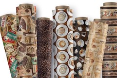 Espresso Yourself The Perfect Bean Brown DCX12055 100% Cotton Fabric By half yd