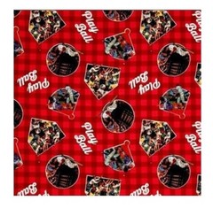 Baseball Fabric – Saturday Evening Post Play Ball Plaid Red – Springs YARD