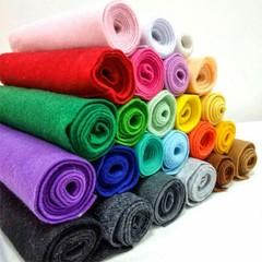 7 Rolls Soft Felt Fabric Non woven Sheet Patchwork Craft DIY Handmade Material