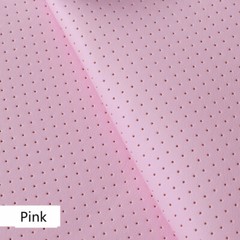 Car Upholstery Material Sew Pu Leather Fabric Perforated Sponge Quilted 50x138cm