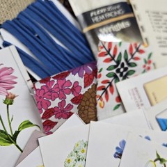 Junk Journal Lot 1Lb Ephemera Trim Lace Fabric Craft Collage Paper Book Cover