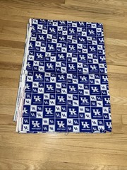 NCAA University of Kentucky Fabric Block Cotton Sykel KY-020 6.5 Yards