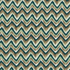 Mill Creek Nate Berkus AHMAR Chevron SEAPORT Blue Cotton Drapery Pillow Fabric