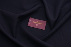 Ermenegildo Zegna Gabardine Wool Suiting Fabric – Midnight Blue – 1.45m Width