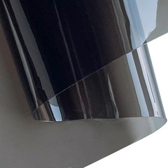 | 12 Gauge Clear Tinted Plastic Vinyl, 16″x48″ See Through Vinyl Fabric-Gray