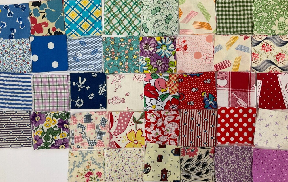 QUILTING 2″ x 2″ SQUARES IN A CUBE- YOUR CHOICE OF SET 1. 2 OR 3
