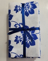 5 pc Fat Quarter Bundle Romantic Shades of Blue JoAnns 18″ x 21″ NEW