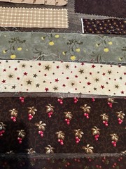 Quilting Fabric Strips Lot 204 pc – Variety of Colors, Sizes and Patterns- Moda
