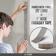 44″ x 20 ft Faraday Fabric Shielding Cloth + 6.6 Yards Faraday Tape – Military G