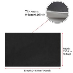 96″x60″ Headliner Fabric Foam Backed Auto Roof Liner Repair Upholstery Suede USA