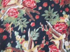 Robert Kaufman Fabrics Imperial Collection Black ORIENTAL COTTON FABRIC 1YX42