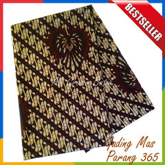 Traditional Indonesian Batik Fabric Primisima Gading Mas 365 Parang