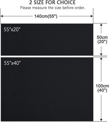 Speaker Grill Cloth Stereo Mesh Fabric for Speaker Repair, Black – 55 X 20 in /