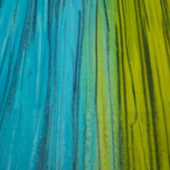 Color Me Banyan BTY Banyan Batiks Turquoise Blue Lime Green Stripes