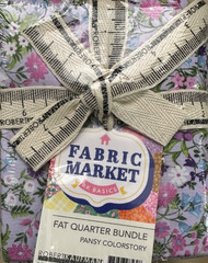 FABRIC MARKET FAT QUARTER BUNDLE – PANSY COLORSTORY – 14PC BY ROBERT KAUFMAN