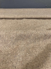 3 YDS Handwoven Natural Taupe Wool – Rustic Tweed SOFT Homespun 63″ wide 7.4 oz