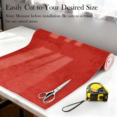 Red Suede Headliner Fabric, 54″ L×60″ W Car Headliner Material, Tela para Tap…