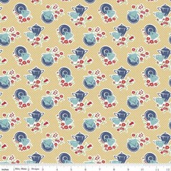 4 Fat Quarters Riley Blake “Cook Book” Lori Holt Quilt Cotton