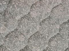 3 Pieces of Quilted Fabric Nylon Backed Pink Lavender Green .25 yd each x 25″
