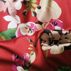 1 YardX 1.5meter Wedding Dress Material Crepe Satin Charmeuse Fabric Burgundy