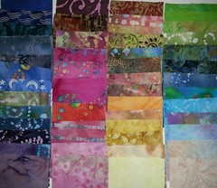 Lot#a, 200pcs BATIK quilt blocks, cotton fabric pack, 3.5″ squares