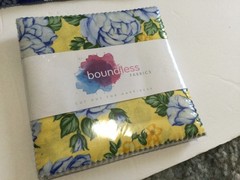 Boundless frabric lot (2) layer cakes, 1 jelly roll and 1 charm pack