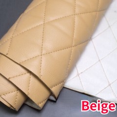 Faux Leather Fabric PVC Foam Backing Quilted Vinyl Car Auto Interior Decor